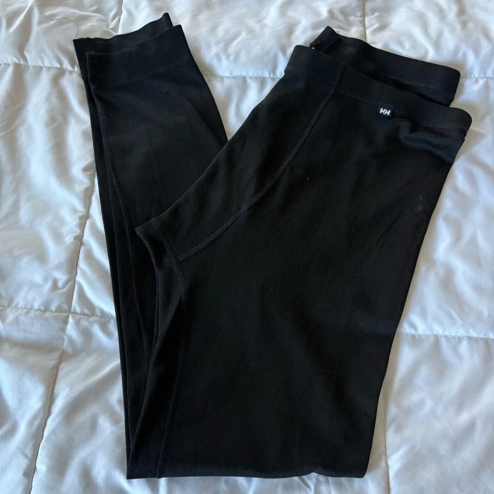 Helly Hansen Baselayer Long John’s Thermal Underwear Outdoor Workwear Black Sz L